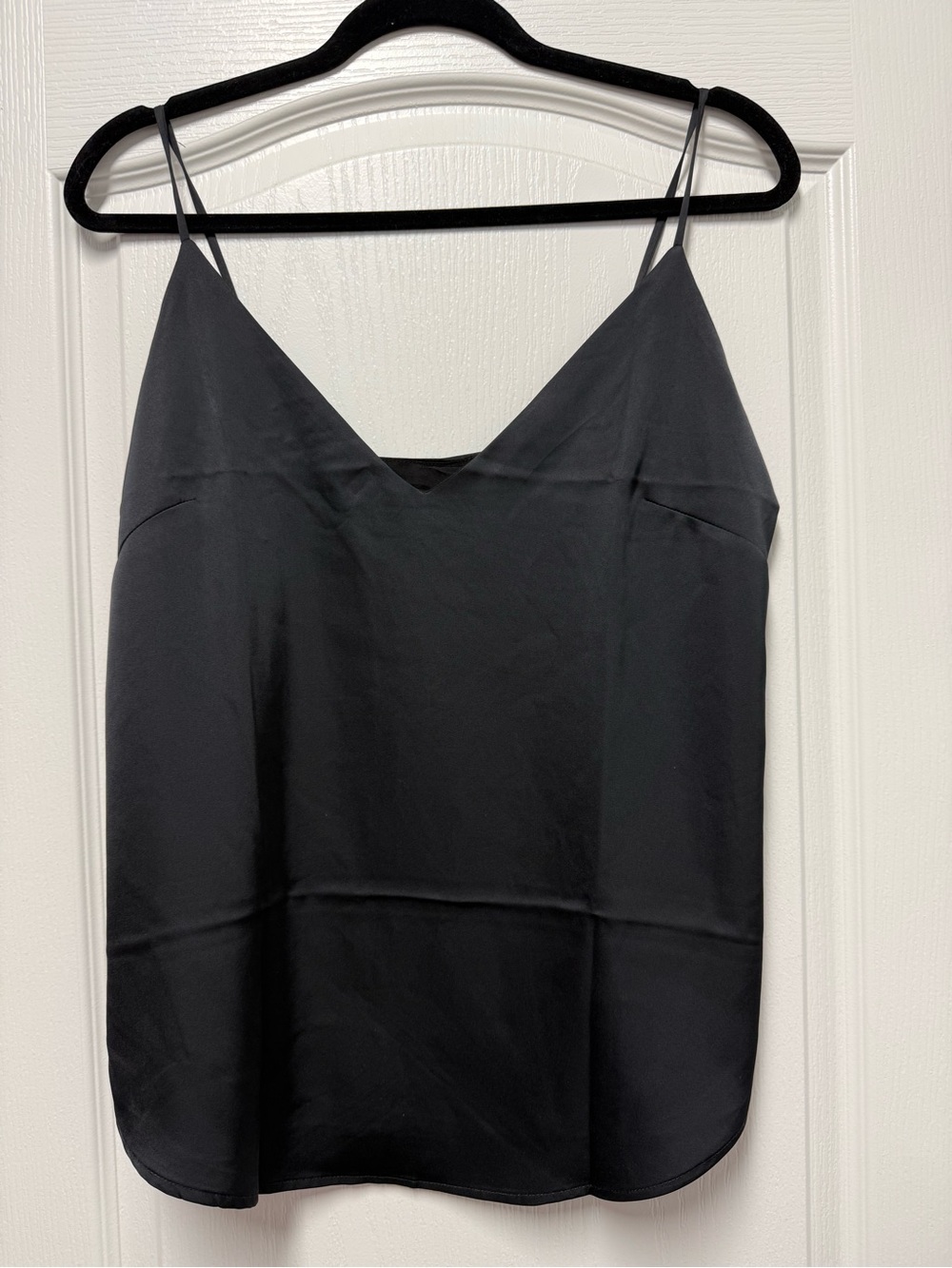 NWT Express Black V-Neck Satin Camisole